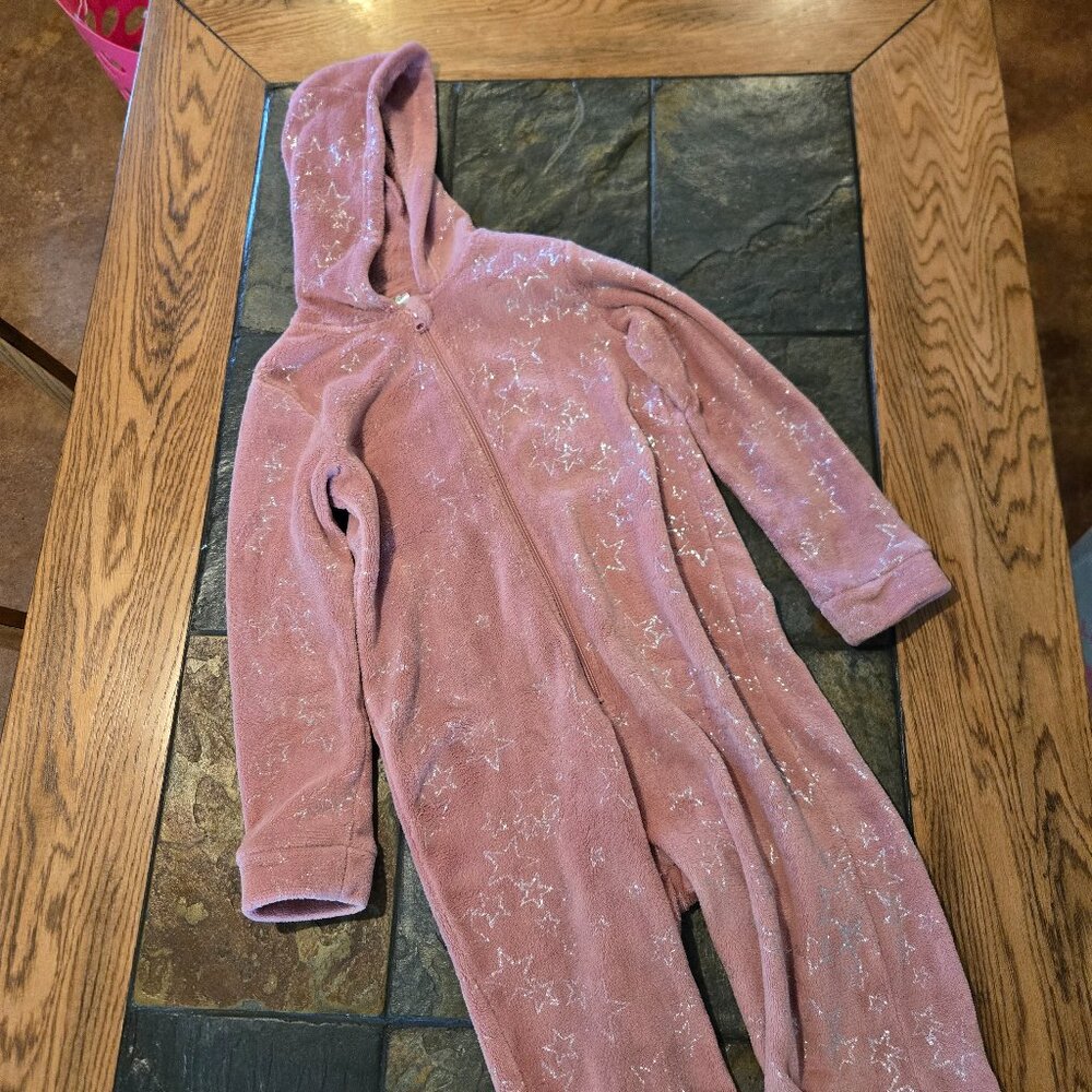Soft Pink Plush Sleeper - Size M (8-10)
